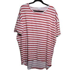 LuLaRoe Striped Tee - Size L - GUC